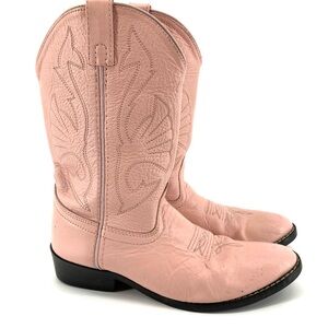 Vintage Acme Pink Western Cowboy Boots